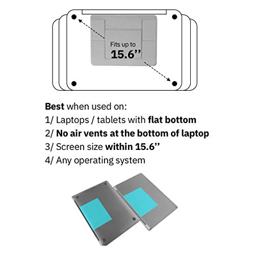 MOFT Laptop Stand, Invisible Lightweight Laptop Computer Stand, Compatible with MacBook, Air, Pro, Tablets and Laptops up to 15.6", Patented Interlaced