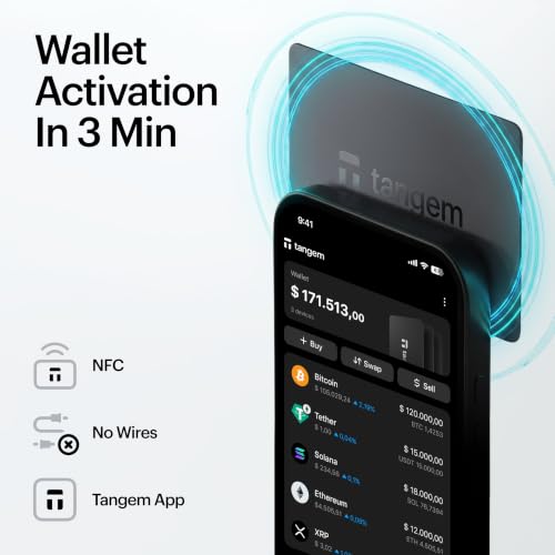 Tangem Security Card Pack of 3 – NFC Digital Asset Protection – 100% Offline Cold Storage – Compact Design