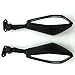 SMT-BlackRear View Left Right Mirrors Compatible With 2013 2014 2015 Kawasaki Ninja 300R EX300 ABS ZX6R 636 [B01A3TGW2C]