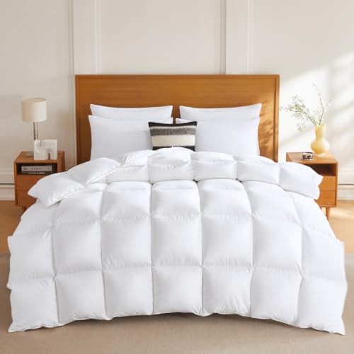 WARFFET Goose Down Fiber Comforter