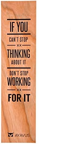 Si Vous Ne Pouvez Pas Arreter Y Penser Ne Vous Arretez Pas Travailler Pour Elle Bois Marque Page Entrepreneur Citation En Bois Marque Page Hipster Moderne Minimaliste Citations Made In Usa Amazon Fr Fournitures