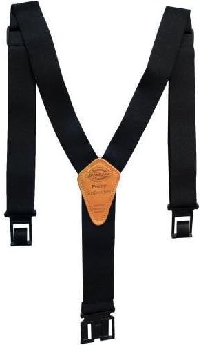 Dickies Men's Perry Suspender, Black, One Size New