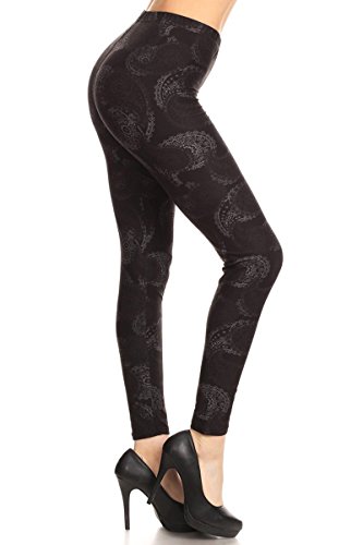 Print Leggings Fading Paisley (R707-EXTRAPLUS)