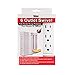 Uninex PS108 6-Outlet Swivel Side Socket Surge Protector Wall Tap, ETL Listed