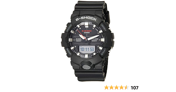 Casio Men's G-Shock GA800-1A Black Resin Japanese Quartz Sport Watch : Casio:  Amazon.com.au: Clothing, Shoes \u0026 Accessories
