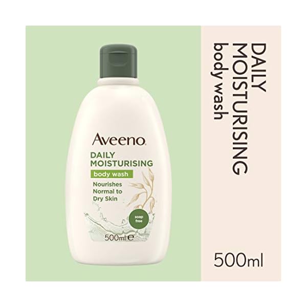 Aveeno Daily Moisturising Body Wash | Almond | 500ml [Packaging may vary]