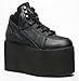 Y.R.U. Shoes YRU QOZMO Lace Up High Flatform Platform Sneaker