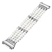 fastgo Compatible For Fitbit Ionic Bands Replacement Straps Bracelet Compatible bfor Ionic Smart Fitness Watch(Handemade Artificial Pearl Elastic Stretch Beaded Accessories for Women)(White)
