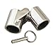 UP100® Marine Stainless Steel 1 inch Boat Rail Fittings Folding Swivel Tube Pipe Connector