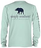 Simply Southern Long Sleeve Celedon T-Shirt - Elephant