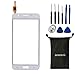 sunways Touch Digitizer Glass Lens Screen Replacement for Samsung Galaxy J5 J5008 with Device Opening Tools(White)
