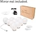 Lvyinyin Vanity Lights Kit Hollywood Style Makeup LED Light Bulbs with Stickers Attached to Bathroom Wall or Dressing Mirrors, Dimmable Switch, Power Plug, 10 Lights Daylight, Mirror Not Included