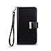 Galaxy Note 5 Case, IZENGATE [Classic Series] Wallet Case Premium PU Leather Flip Cover Folio with Stand for Samsung Galaxy Note 5 (Black)
