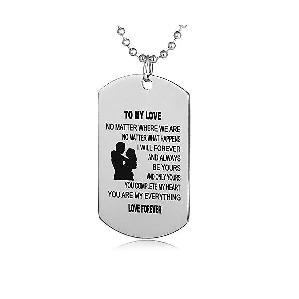 husband dog tag necklace