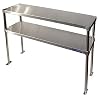 Stainless-Steel-Adjustable-Double-Over-Shelf-14-x-48-NSF-ADBS14X48