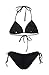 LOUISE MAELYS Sexy Halter Padded Bra Top & Scrunch Bottom Set Bikini Swimsuit Beachwear