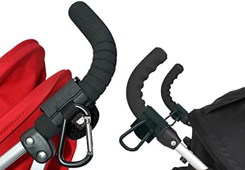 Stroller Hooks Clip for Bags Baby Stroller Hook Travel Systems Baby Joggers for Hanging Diaper Bags Toys Multi-Purpose Stroller Accessories 2 Pack