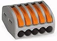 Wago 222-415 LEVER-NUTS 5 Conductor Compact Connectors 40 PK by Wago