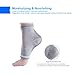 Shovan Vented Gel Heel Socks Feet Care Moisturizing Treatment Sleeves for Dry Hard Cracked Heels