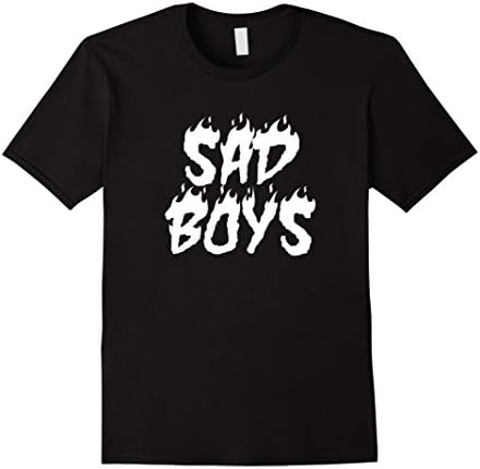 Mens Sad Boys Hype Streetwear Aesthetic T-Shirt XL Black