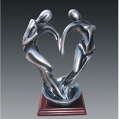 Soulmates Lovers Sculpture - The Universal Symbol of Love
