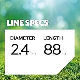 Oregon Orange Round 2.4mm Trimmer Line 88m fits Most Models 69-364-OR view 2