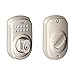 Schlage BE365 PLY 619 Plymouth Keypad Deadbolt, Electronic Keyless Entry Lock, Satin Nickel