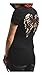 Harley-Davidson Women's Winged Cruiser Cut-Out Short Sleeve Tee, Black H629-HB7X