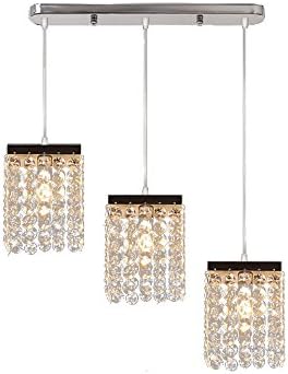 DINGGU™ Modern 3 Lights Crystal Pendant Chandelier Light Fixtures for Dinning Room
