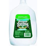Poland Spring Spring Water, Distilled 1 GAL (Pack of 6)