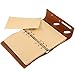 Daily Notebook, CWKTITI Vintage Retro Classic PU Leather Cover Bound Notebook Bookmarks with Metal Helm and Anchors for Diary & Journal.(Coffee)