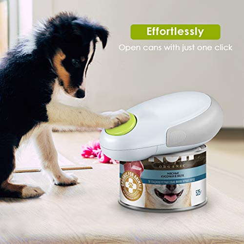 image for YOUSMART Electric Can Opener, Batteries Operated Smooth Soft Edge with