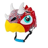 Nice C Kids Bike Helmet, Cycling, Skating, Scooter, Toddler Helmet, Multi-Sports Helmet, Adjustable,Girl Helmet, Boy Helmet, 3D (Red Dinosaur)