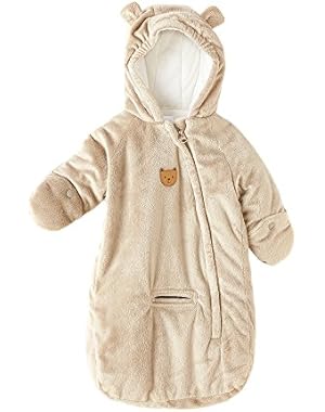 Baby Boys' Bear Velboa Pram Bag