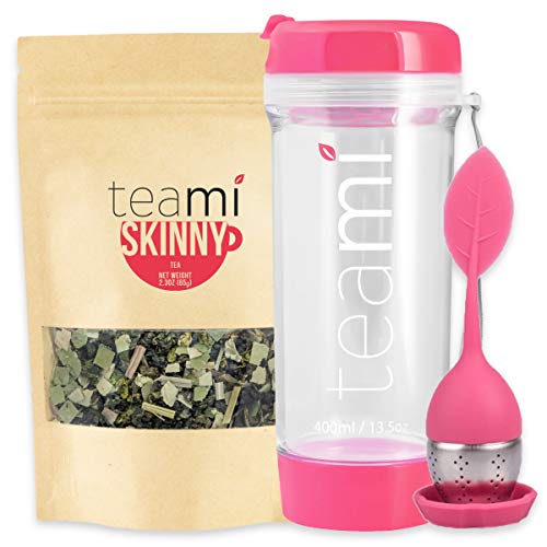 Teami Skinny Detox Tea Starter - Loose Leaf - 30 Day Supply w/ 20oz Tumbler and Infuser Teami Skinny Detox Tea Starter - Loose Leaf - 30 Day Supply w/ 20oz Tumbler and Infuser