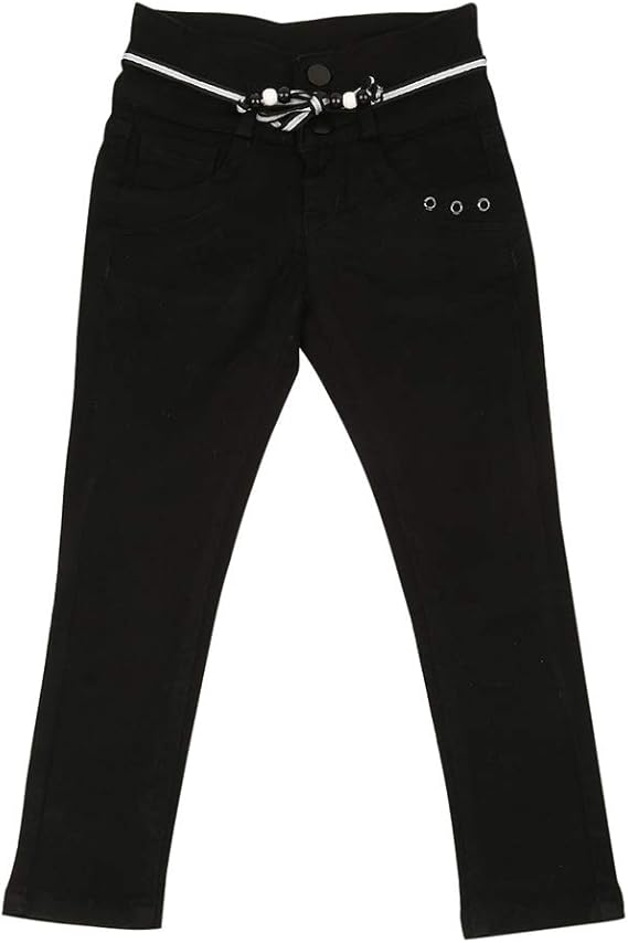 Buy V2 VALUE & VARIETY Junior Girl Jeans (Black)1132055927002 at Amazon.in