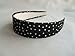 Black White Dots Headband