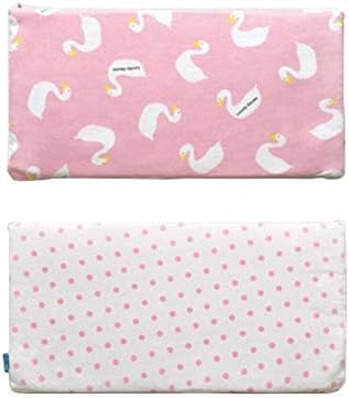TRULIL Baby Cot Bumper Wrap Around Protection for Baby's Bed With Head Guard hypo-Allergenic Long Bumper Cotton Breathable Cot Bumper Safety Collision Barrier Cotton Pillow for Standard Cribs