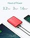 Anker PowerCore 13000, Compact 13000mAh 2-Port Ultra-Portable Phone Charger Power Bank with PowerIQ and VoltageBoost Technology for iPhone, iPad, Samsung Galaxy (Red)