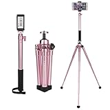 Phone Tripod, COMAN 2-in-One Aluminum Camera Tripod Kit Compact Tripod with Detachable Selfie Stick for Travel with Bluetooth Remote and Phone Adapter for iPhone Phone and Digital Camera