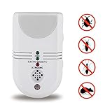 MTL Home Sentinel 5 in 1 Electronic Plug -In Repeller Ultrasonic Pest Control with Night Light&Ionic Purifier Sensor Repels Mice,Ants, Mouse, Rodent,Insects