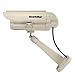 Securityman Solar Powered 100 Lumens LED Spotlight Dummy Fake Surveillance Security Camera (DUMCAM-SLM)