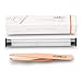 AUMELO Slant Eyebrow Tweezers - Professional Stainless Steel Slant Tip Tweezer - Precision Eyebrow Tweezers for Your Beauty - Rose Gold