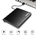 Haiway External CD/DVD Drive for Laptop, Type C USB 3.0 Portable CD Drive Slim CD DVD ROM Rewriter Burner Player for Laptop Desktop MacBook PC Windows Linux Mac OS