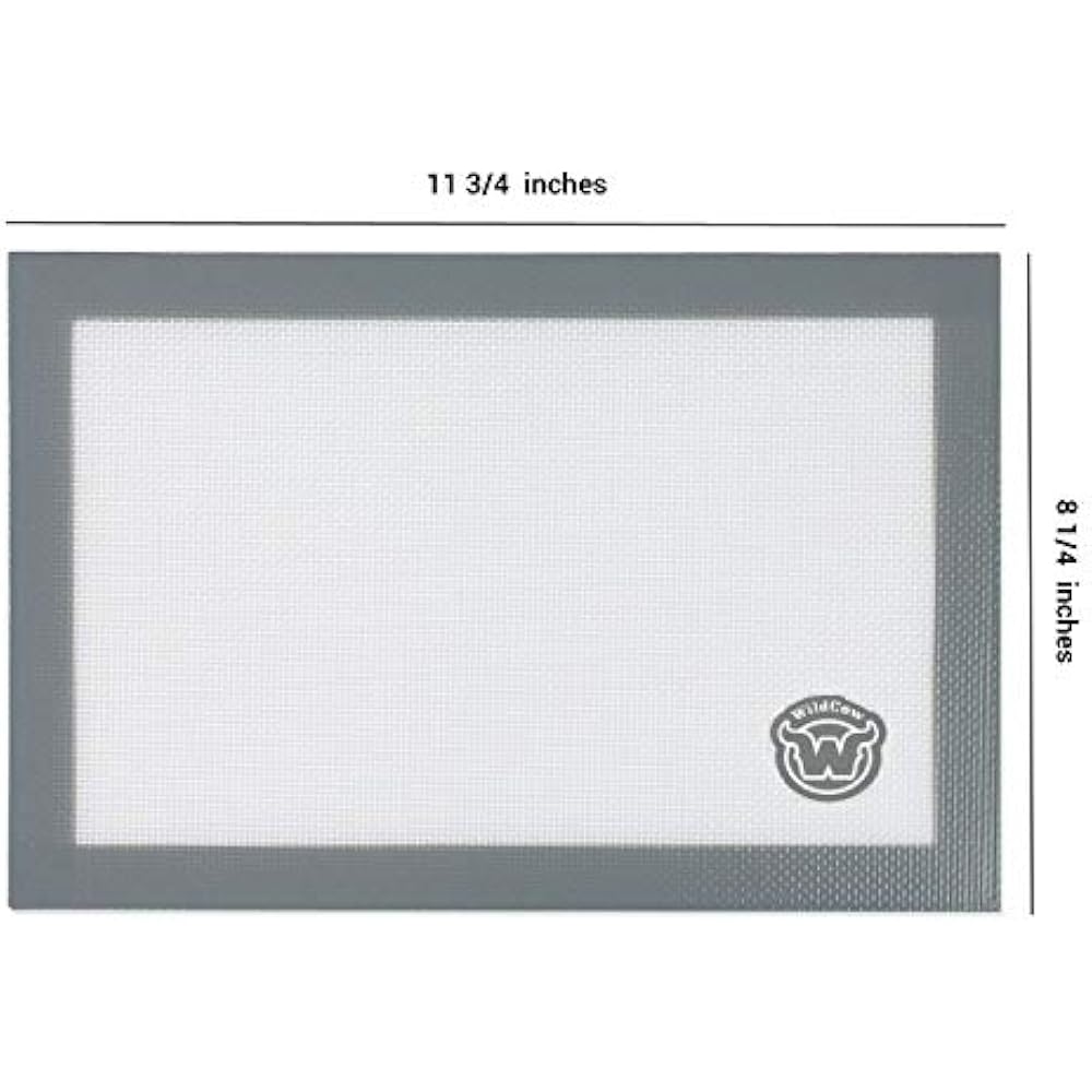 Silicone Baking & Cookie Sheets Mats Quarter Toaster Oven Pan Liner