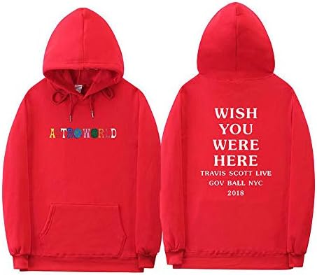 ECOTAUP Travis Scott Astroworld Hoodies Letter Print Hoodie Streetwear Men Women Pullover Sweatshirt