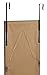 Over The Door Mirror - 50 X 14 Full Length, Easy to Hang- Brown Finish