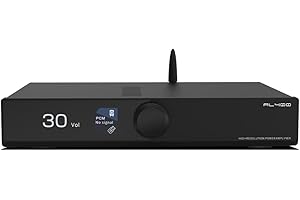 SMSL AL400 All-in-One Hi-Fi Decoder/Preamp/Phono Power Amp, CS43131 chip, for MM & MC Cartridge, RCA/BT/USB/Opt/Coax/HDMI eAR