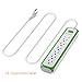 Poweradd 6-Outlet Commercial Power Strip Surge Protector 900 Joules with 5-Foot Power Cord - Limited