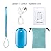 Cypers Double-Side Rechargeable Hand Warmer 5200mAh Portable Power Bank for iPhone, Samsung Galaxy and Android Phone(Blue)